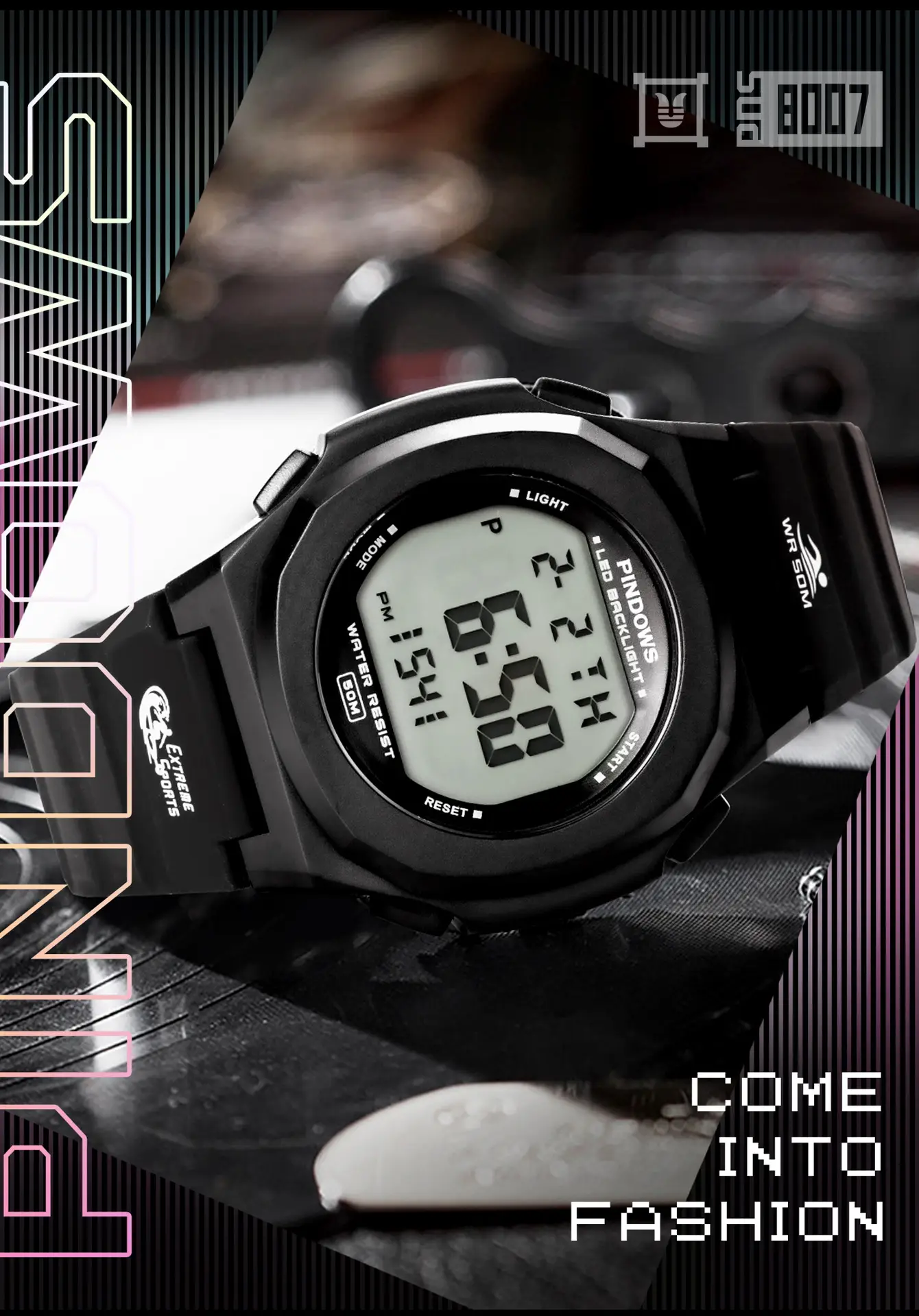 Luminous Digital Watch for Kids with Silicone Strap — feature 5