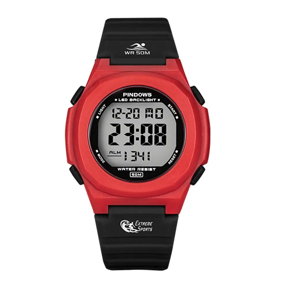 Luminous Digital Watch for Kids with Silicone Strap - Image 2