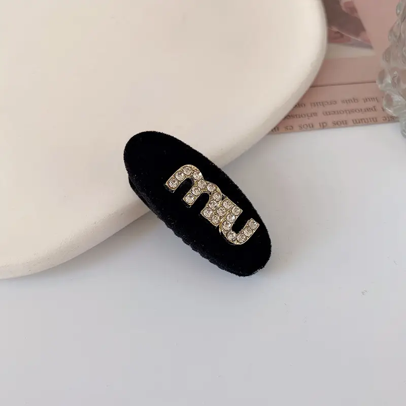 2022 Black Flocking Hair Clip for Bangs & Headdress - Image 13