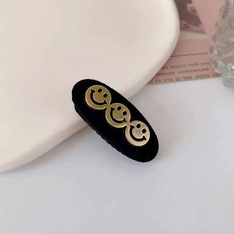 2022 Black Flocking Hair Clip for Bangs & Headdress - Image 14