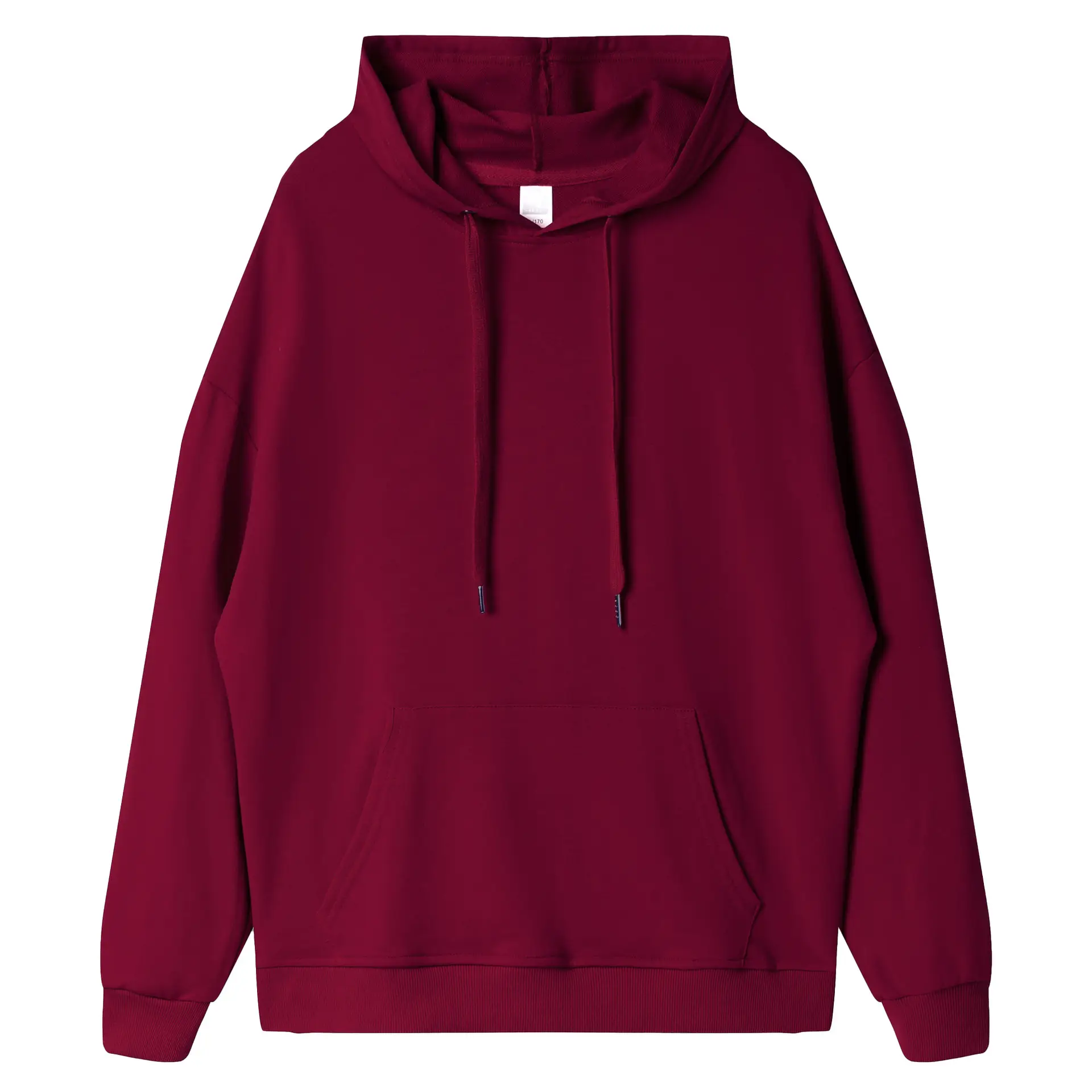 300g Cream Hooded Cotton Sweater with Drawstring - Image 15