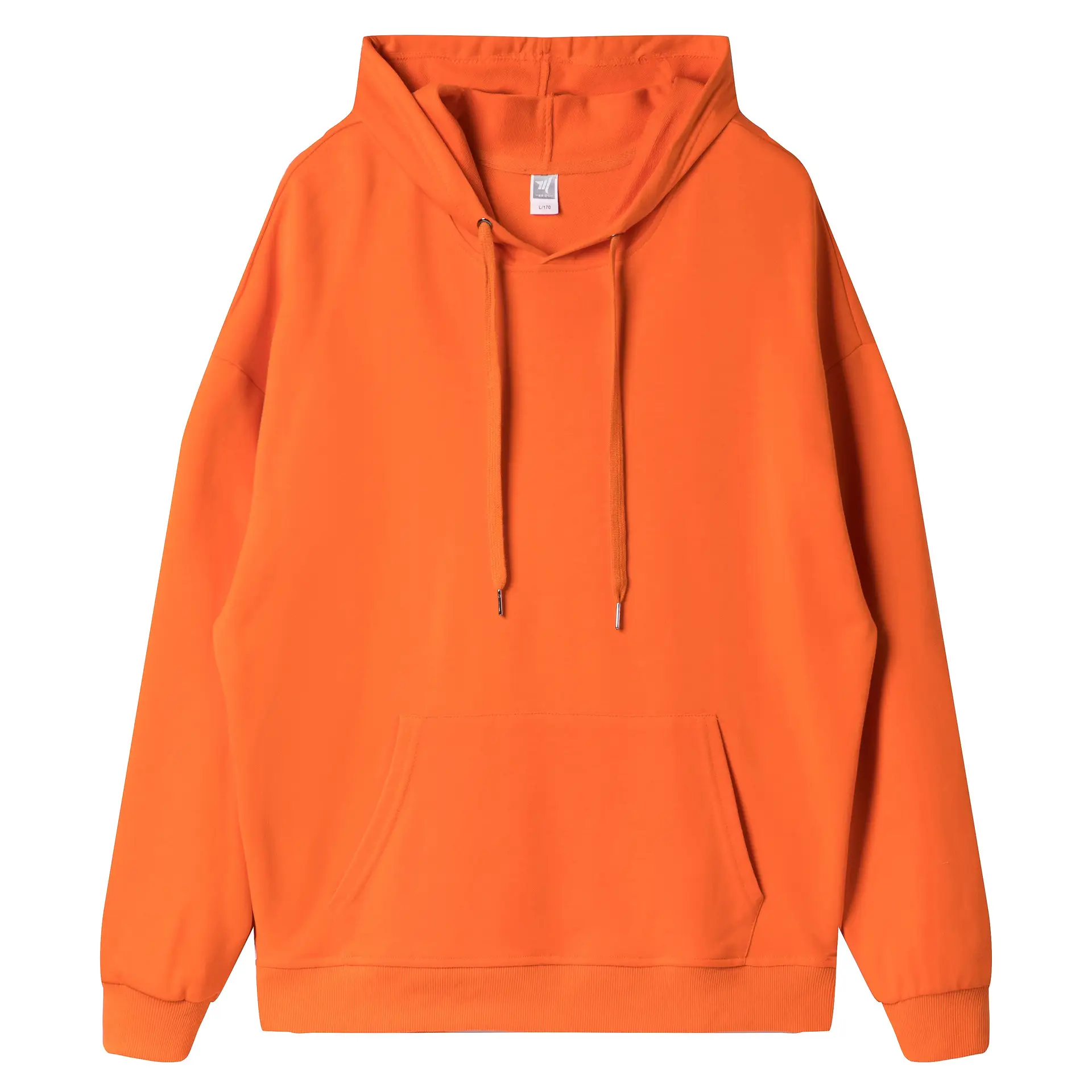 300g Cream Hooded Cotton Sweater with Drawstring - Image 14