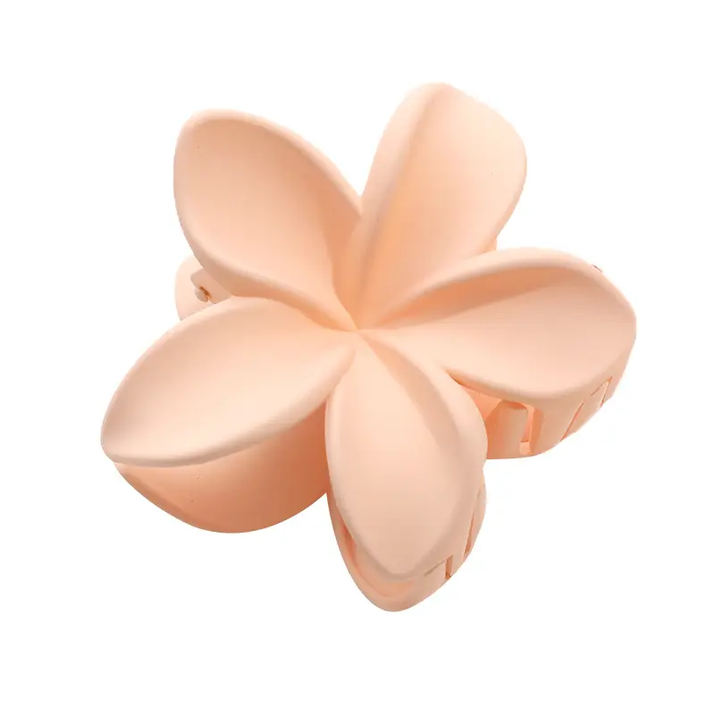 Women's Egg Flower Hair Clips Black Brown All Match - Image 9