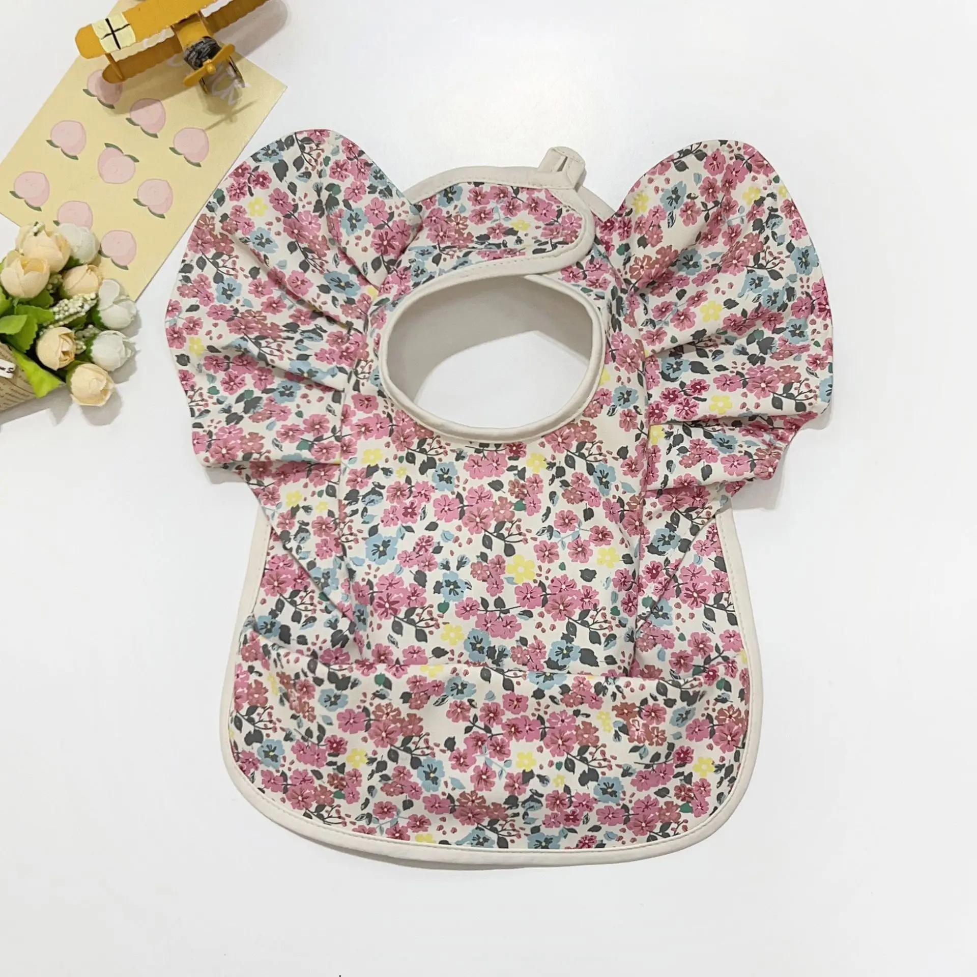 Baby Bibs with Saliva Pockets & Rice Pockets