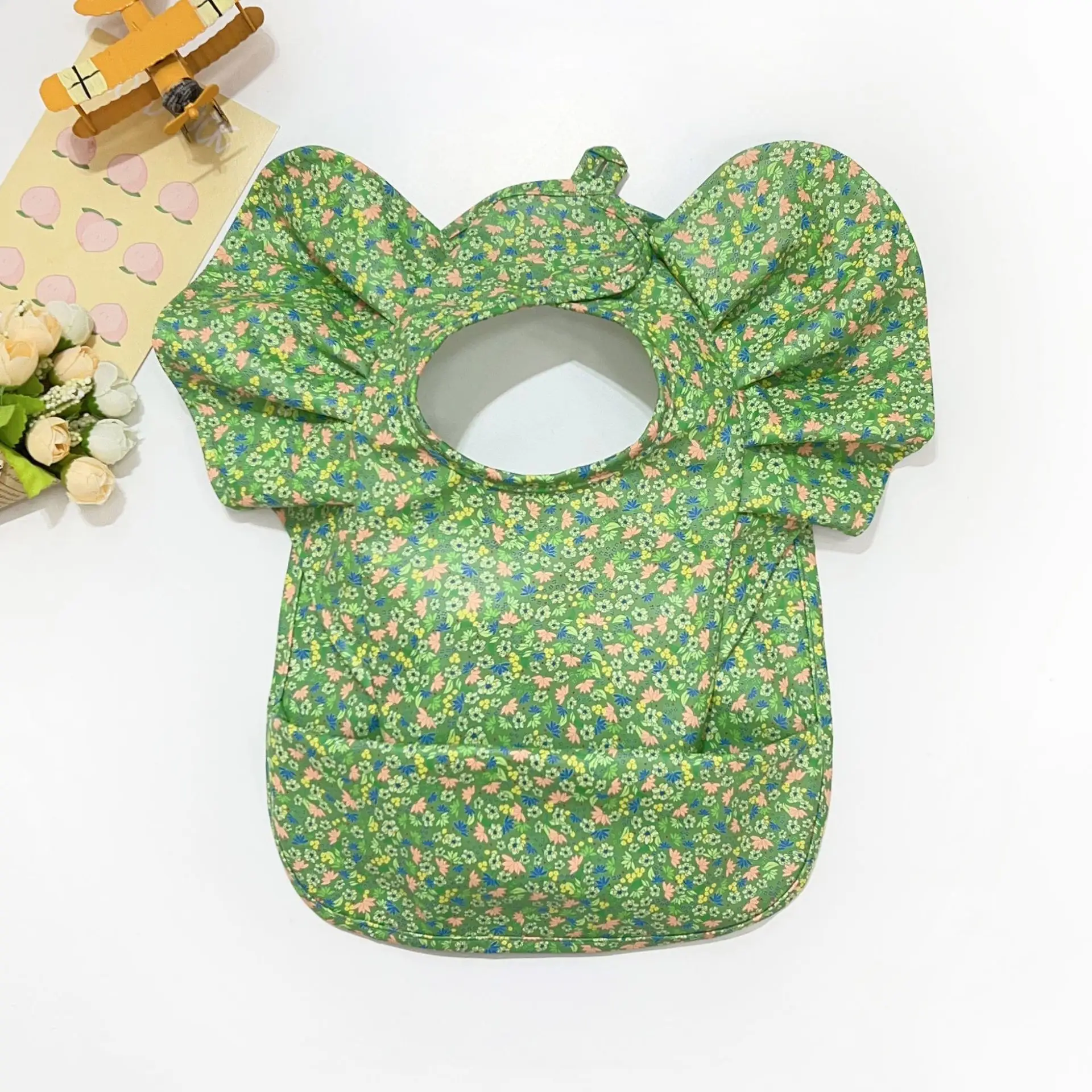 Baby Bibs with Saliva Pockets & Rice Pockets