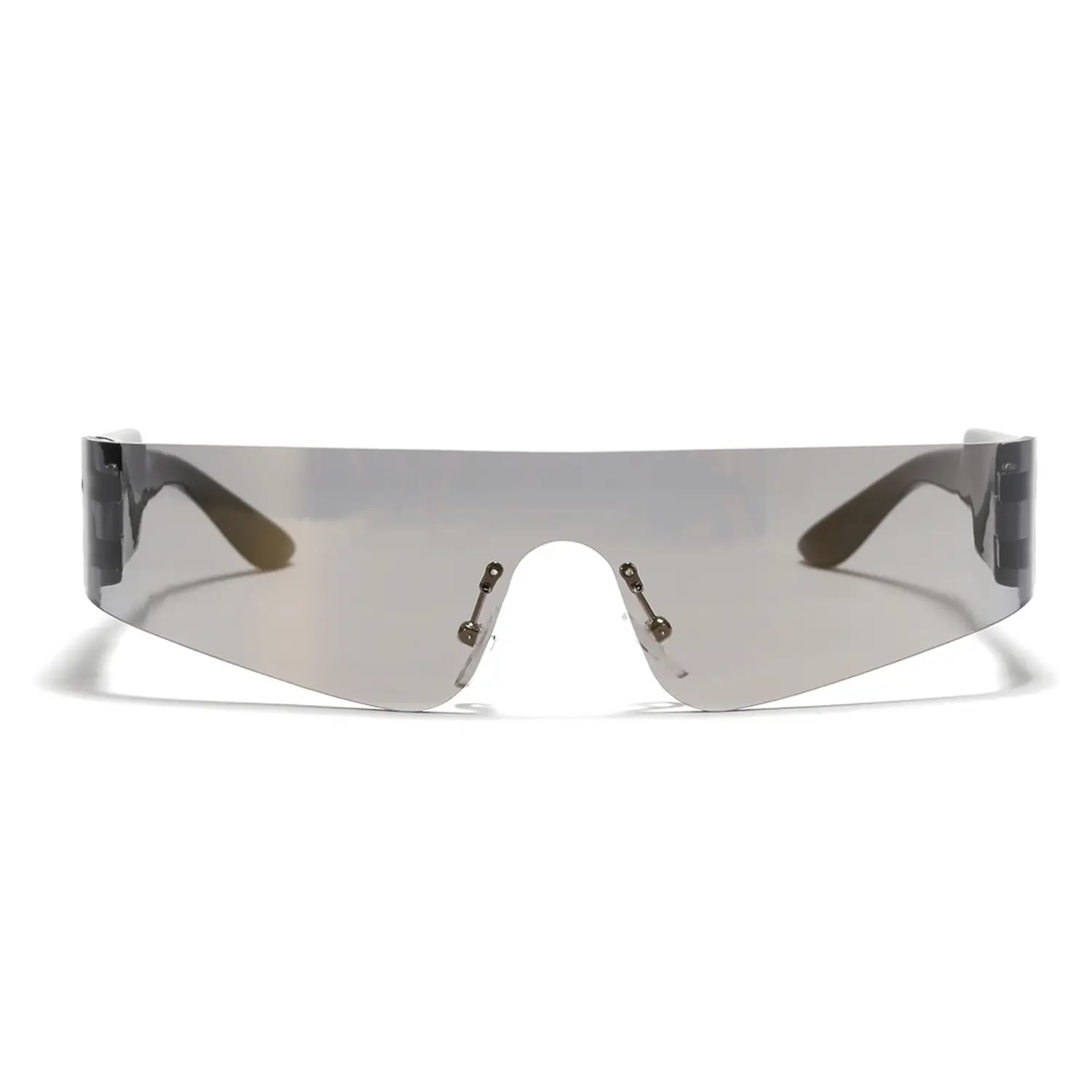 Women Sunglasses Black Rimless Y2K Style - Image 2