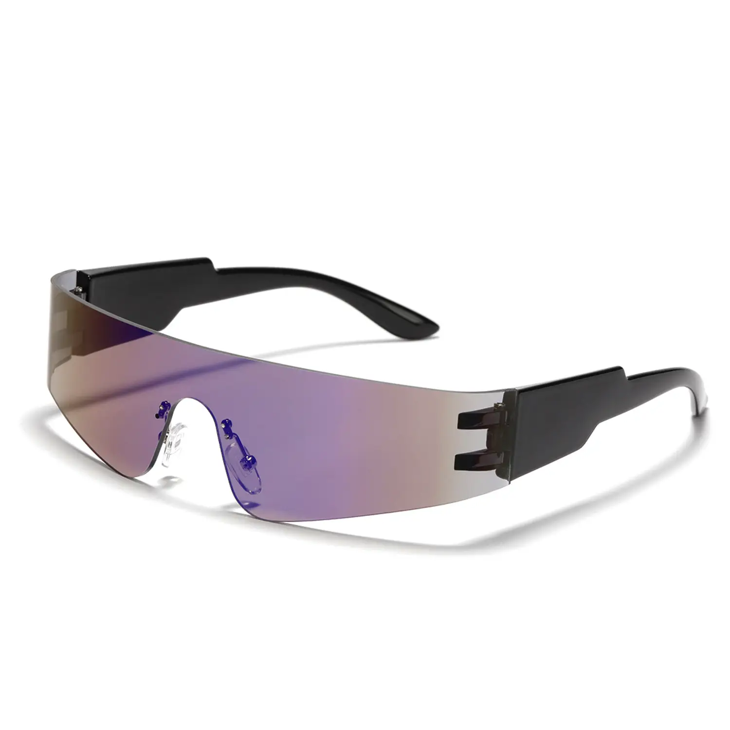 Women Sunglasses Black Rimless Y2K Style - Image 3