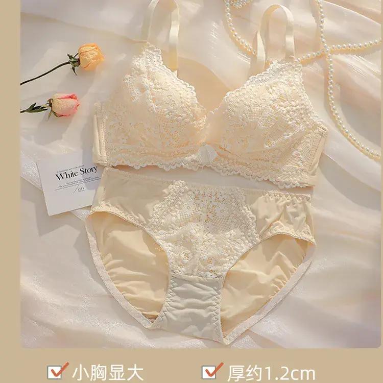 Lace Push Up Bra Red Small Chest 1.2cm - Image 9