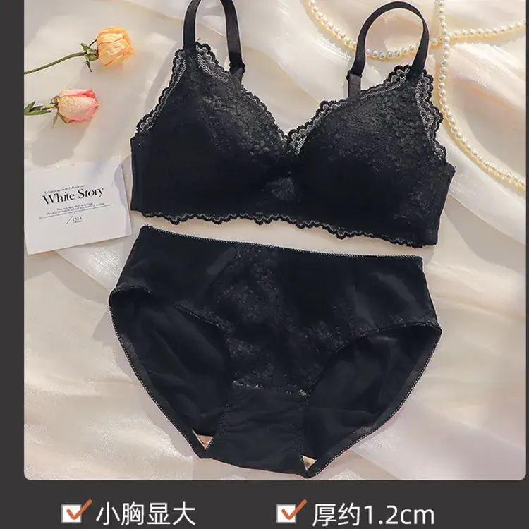 Lace Push Up Bra Red Small Chest 1.2cm - Image 10