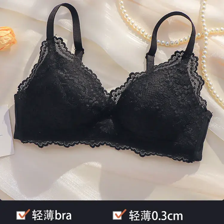 Lace Push Up Bra Red Small Chest 1.2cm - Image 5