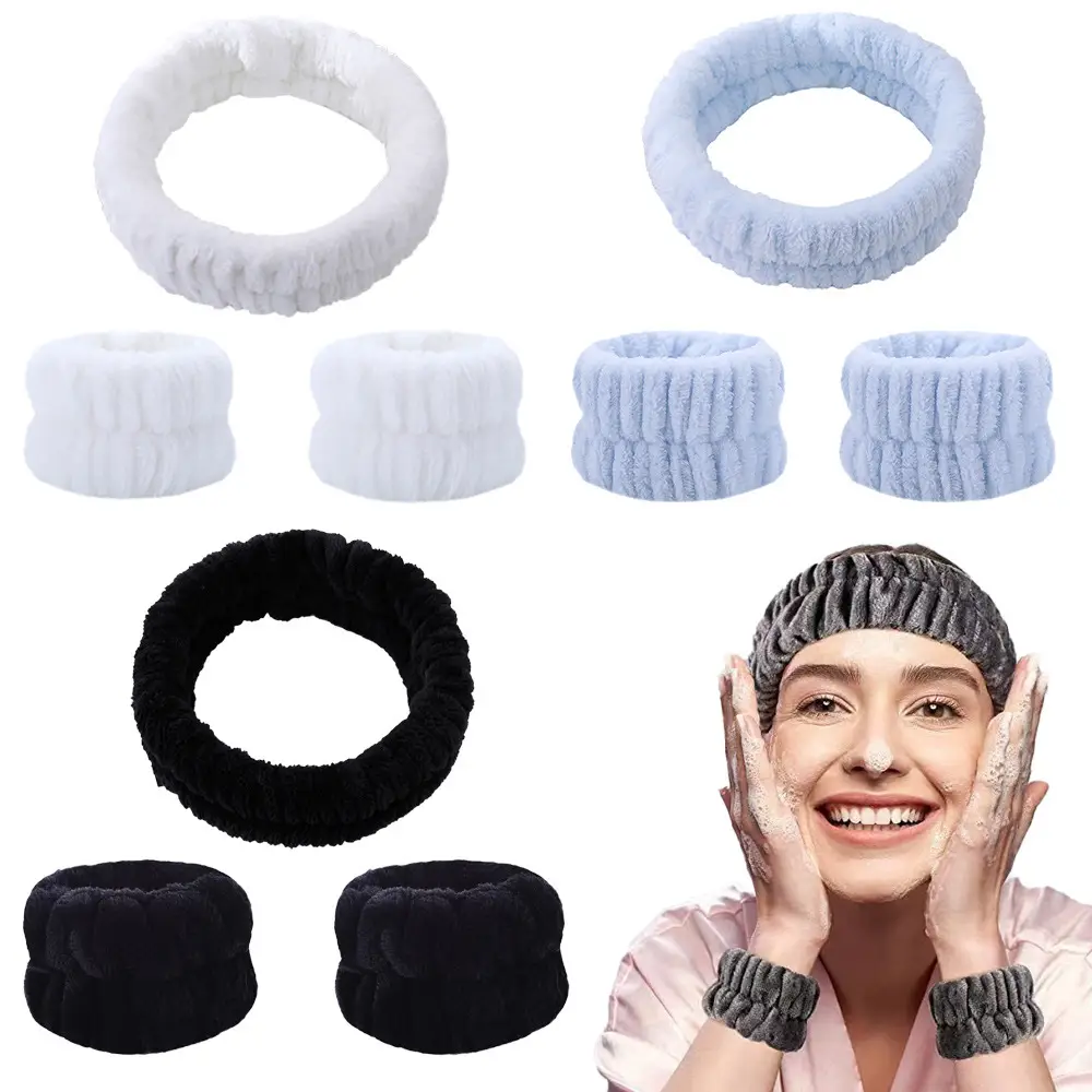 Plush White Hair Bands for Women — feature 4