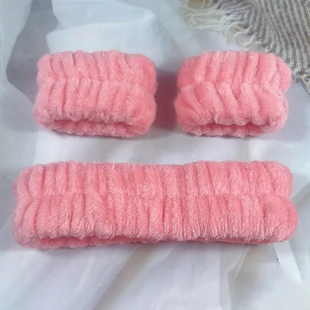 Plush White Hair Bands for Women - Image 10