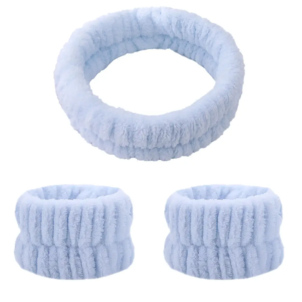Plush White Hair Bands for Women - Image 4