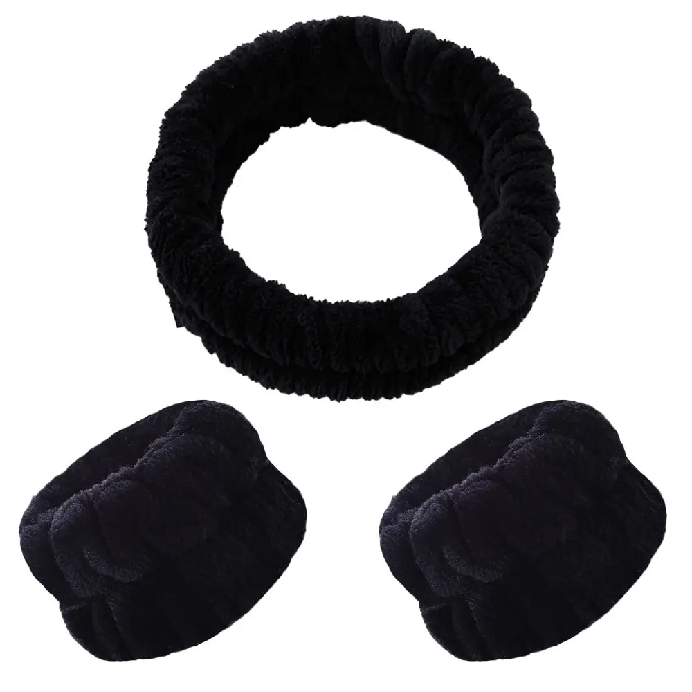 Plush White Hair Bands for Women - Image 8