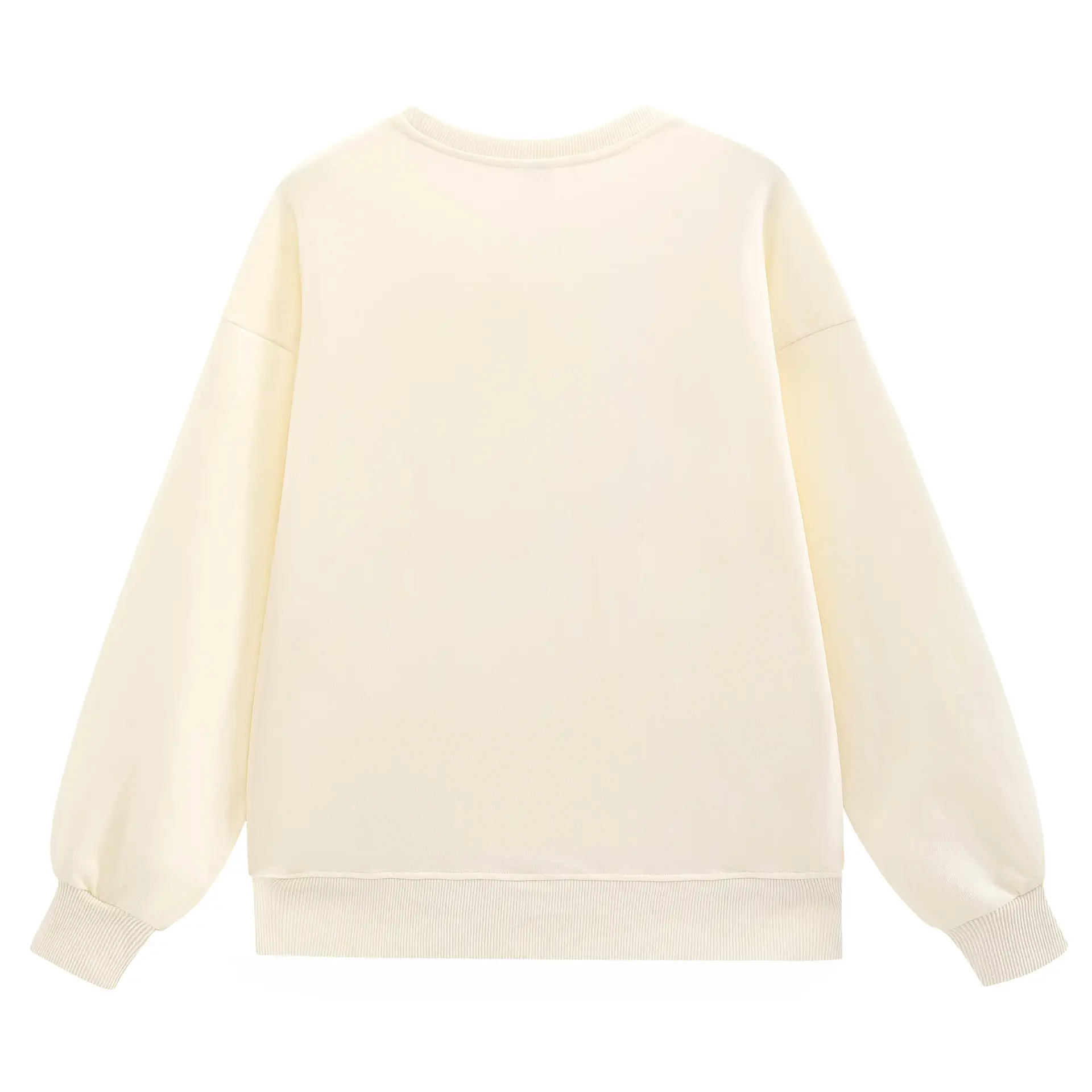 Red Round Neck Pullover Sweater 260g Cotton - Image 23