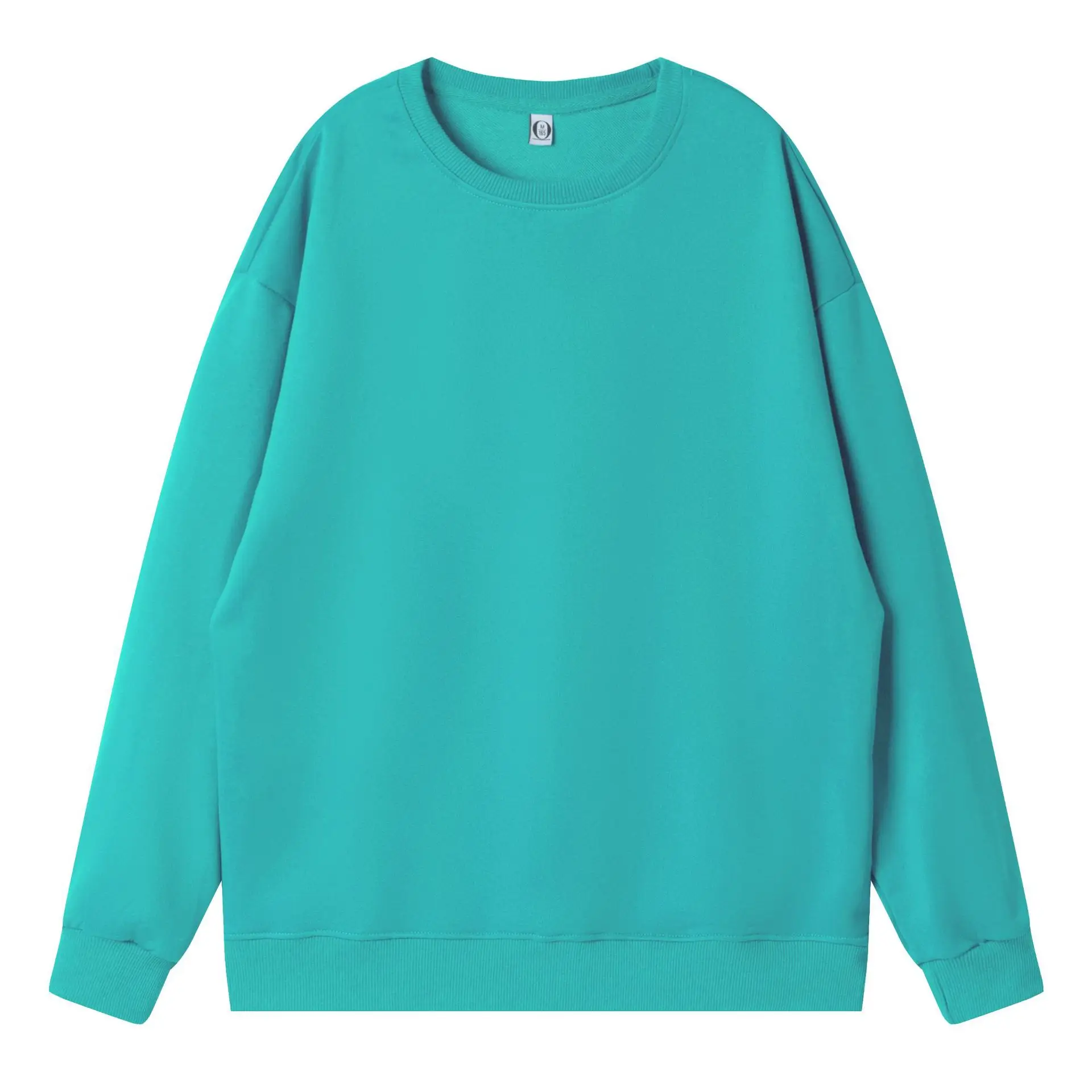 Red Round Neck Pullover Sweater 260g Cotton - Image 11