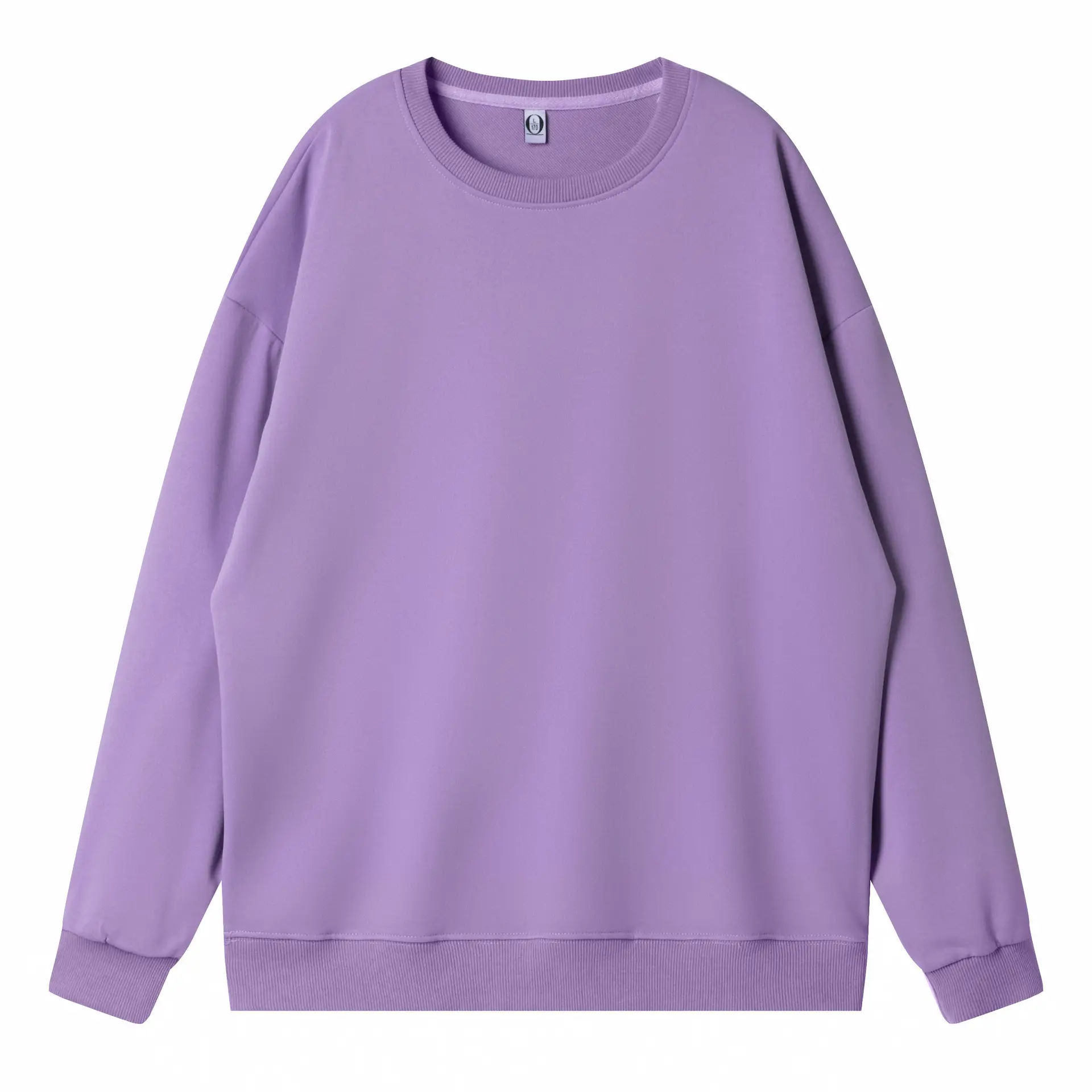 Red Round Neck Pullover Sweater 260g Cotton - Image 12