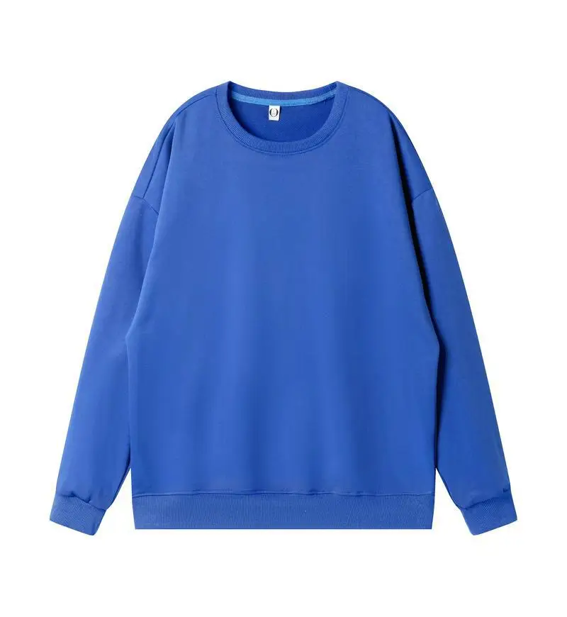 Red Round Neck Pullover Sweater 260g Cotton - Image 14