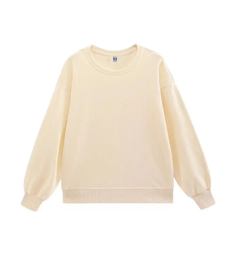 Red Round Neck Pullover Sweater 260g Cotton - Image 17