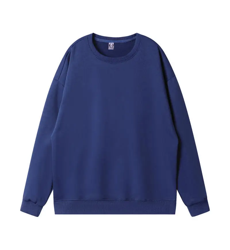 Red Round Neck Pullover Sweater 260g Cotton - Image 19