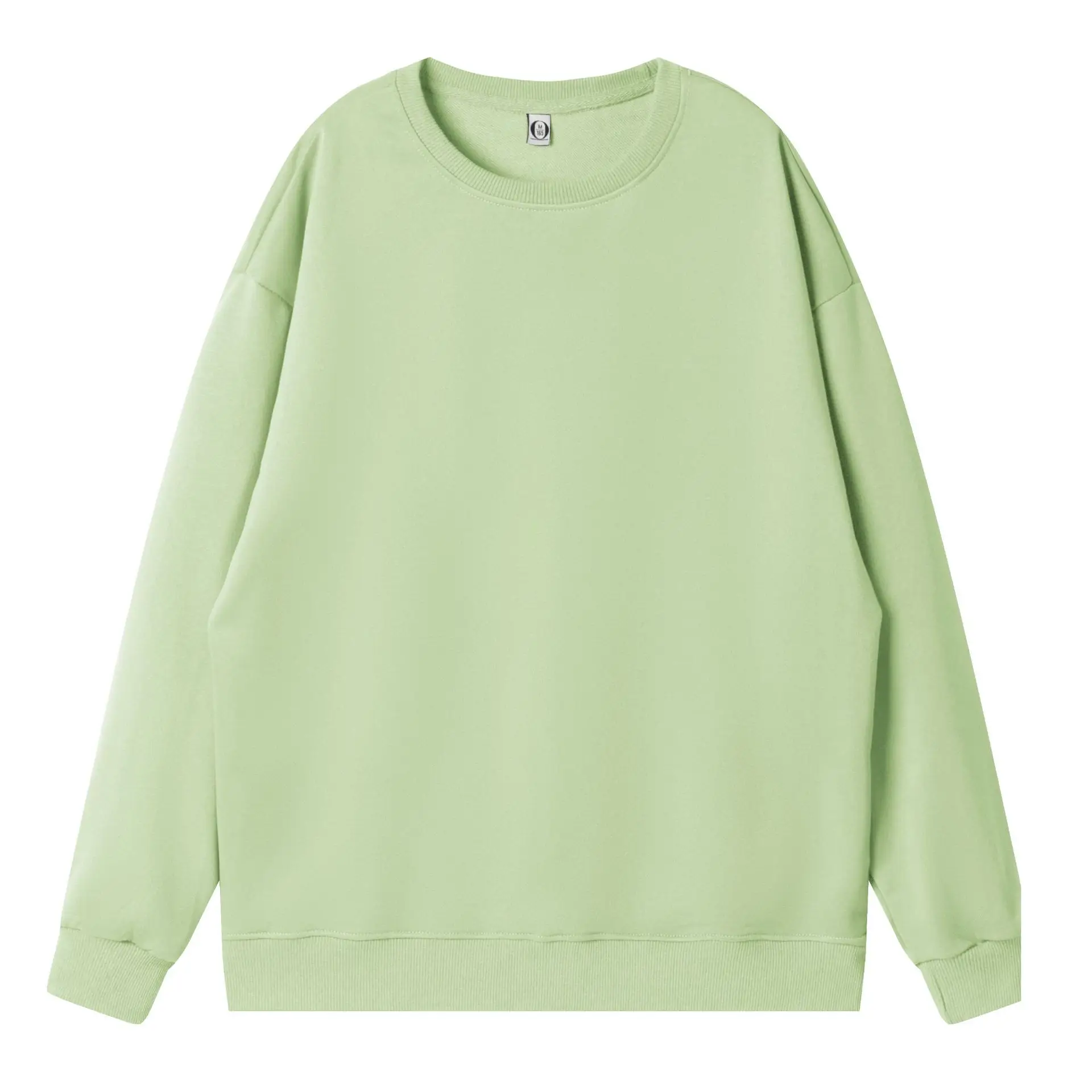 Red Round Neck Pullover Sweater 260g Cotton - Image 4
