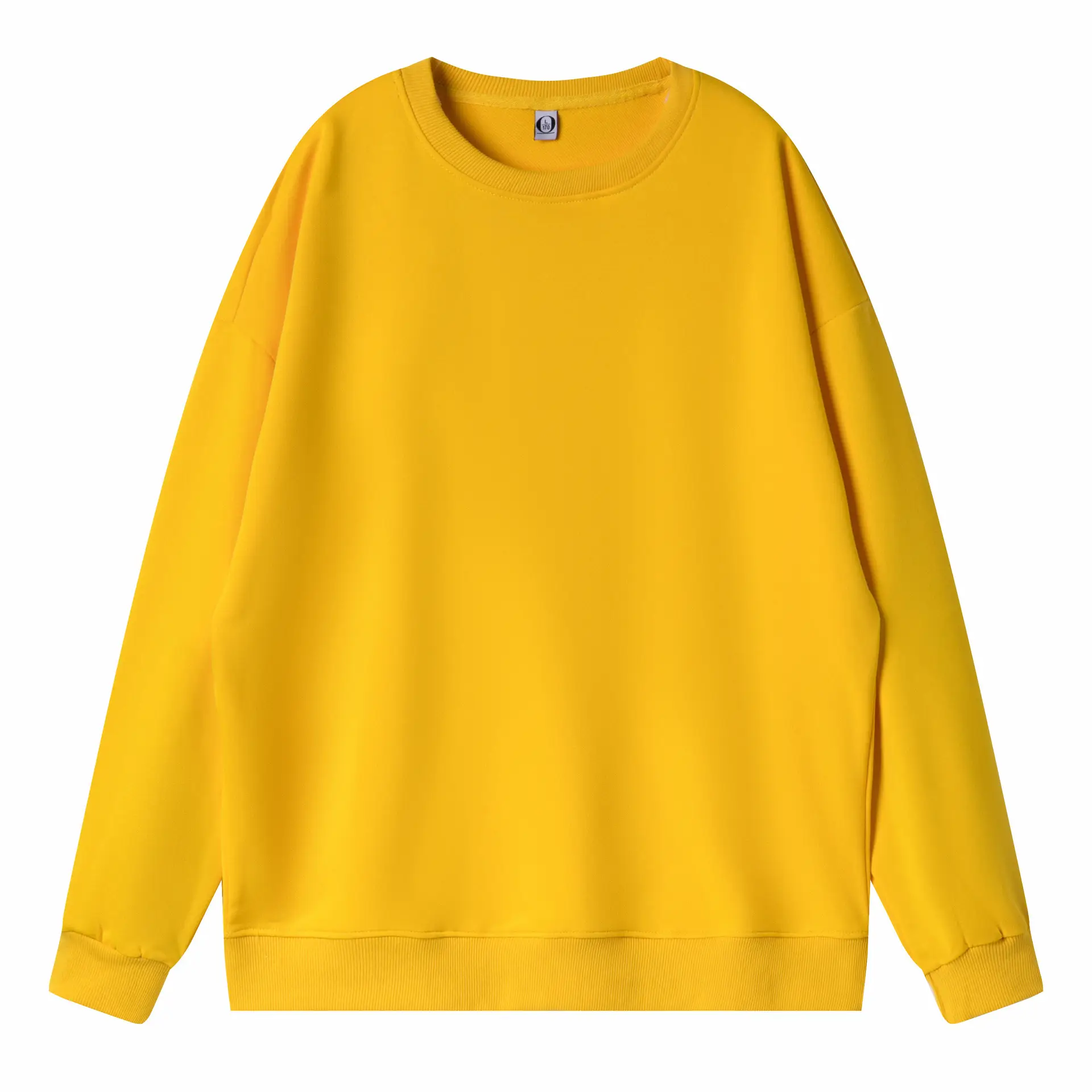Red Round Neck Pullover Sweater 260g Cotton - Image 6
