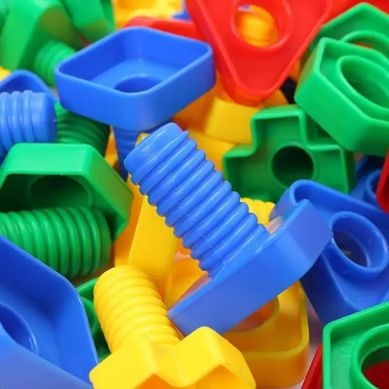 Baby Screw Nut Matching Plastic Building Blocks for Kids - Image 4