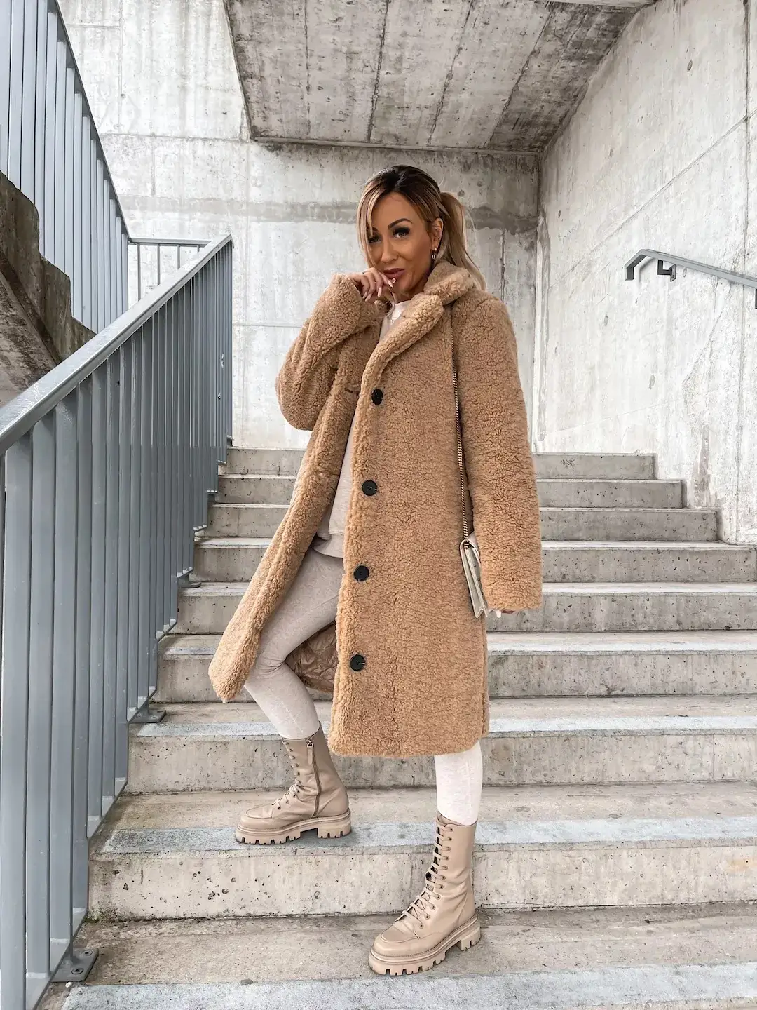 2024 Winter Wool Coat Brown Long Sleeve Regular Fit — feature 13