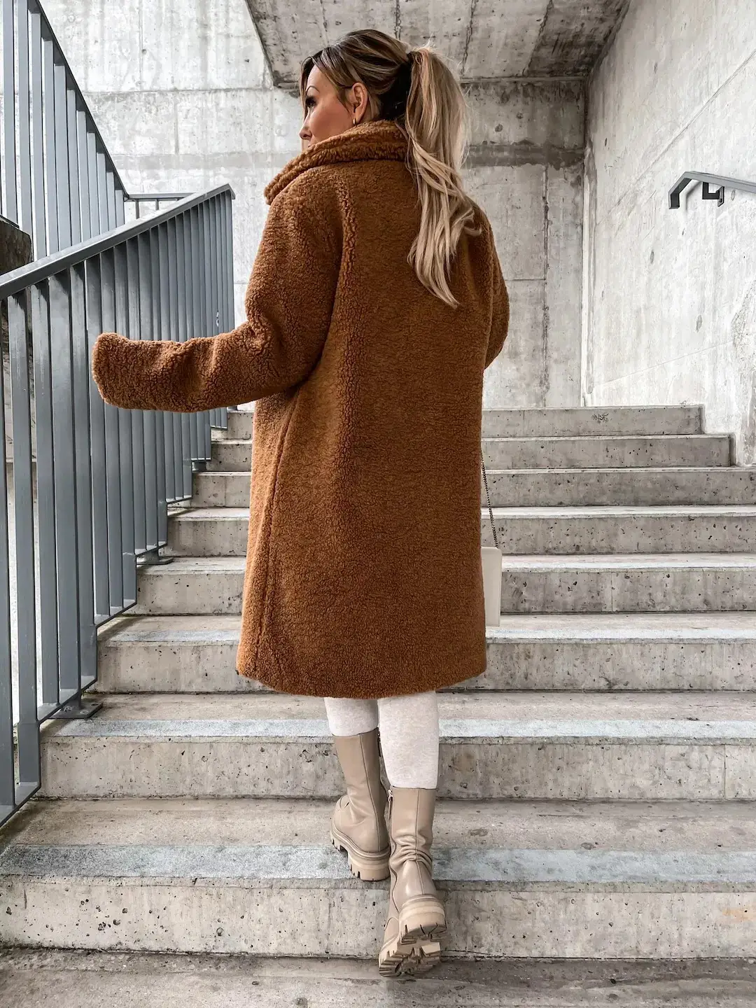 2024 Winter Wool Coat Brown Long Sleeve Regular Fit — feature 16