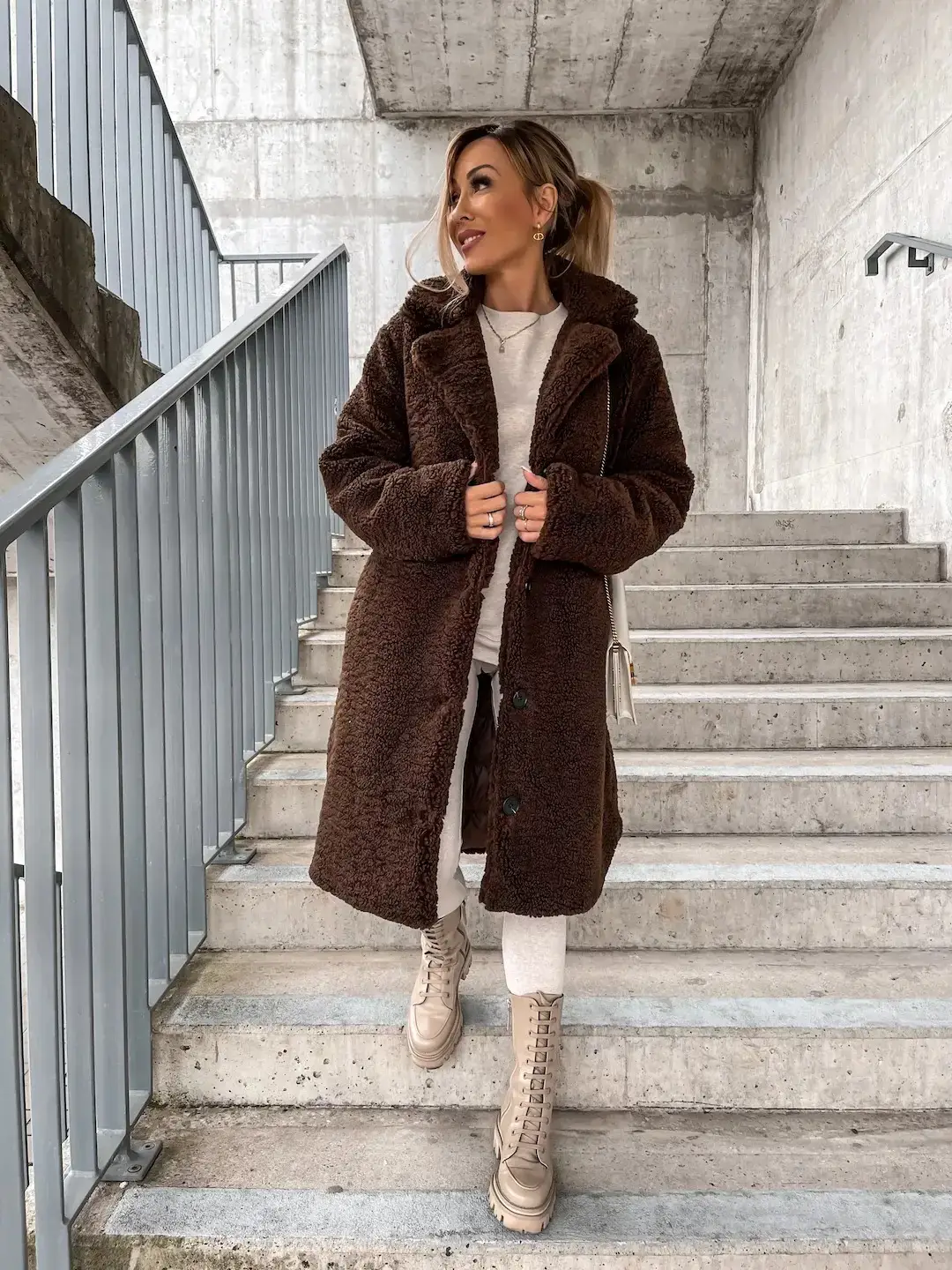 2024 Winter Wool Coat Brown Long Sleeve Regular Fit — feature 18