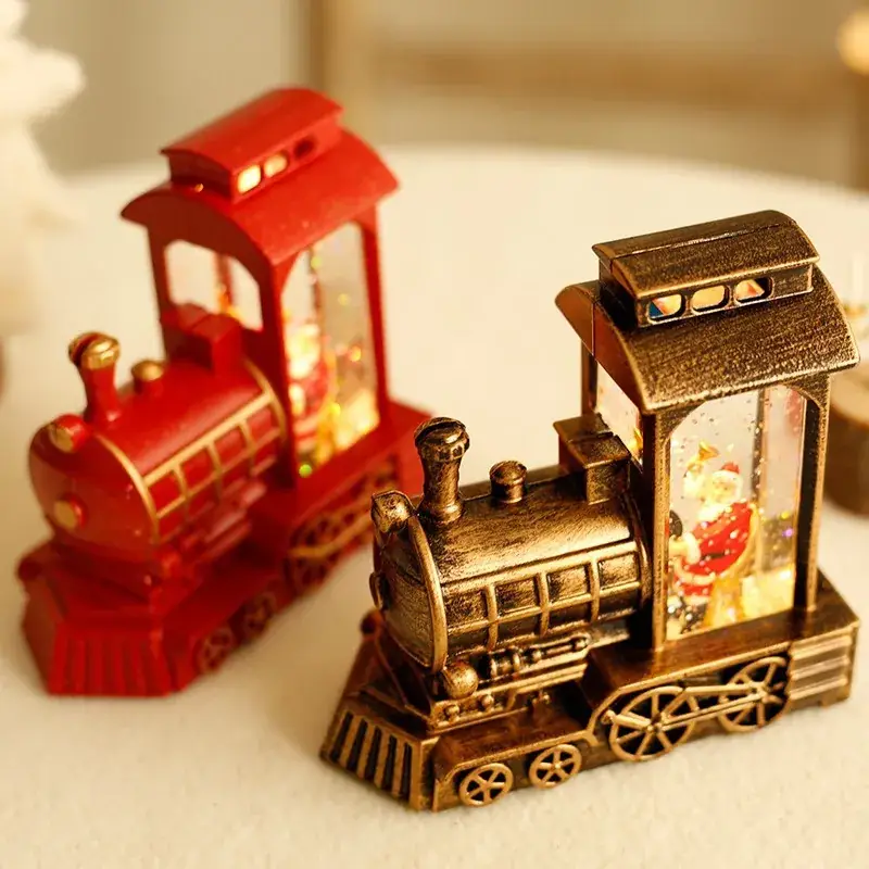 2022 Red Train Night Light Christmas Decor - Image 4