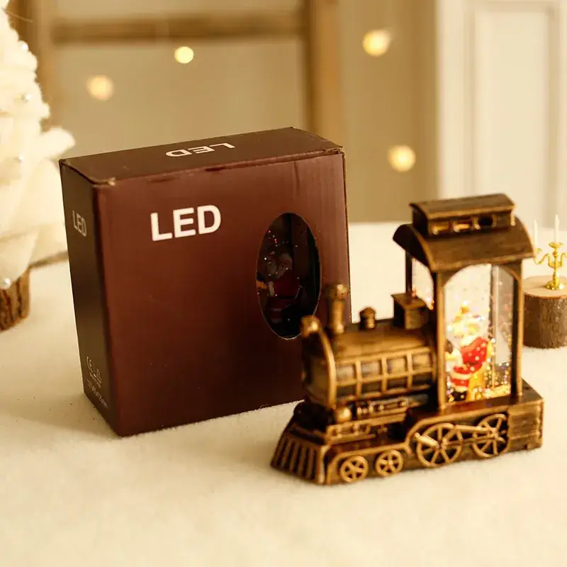 2022 Red Train Night Light Christmas Decor - Image 7