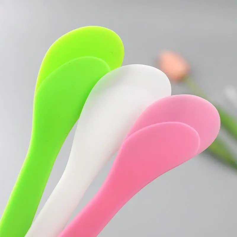 White Plastic Mask Spoon 13cm Factory in Stock