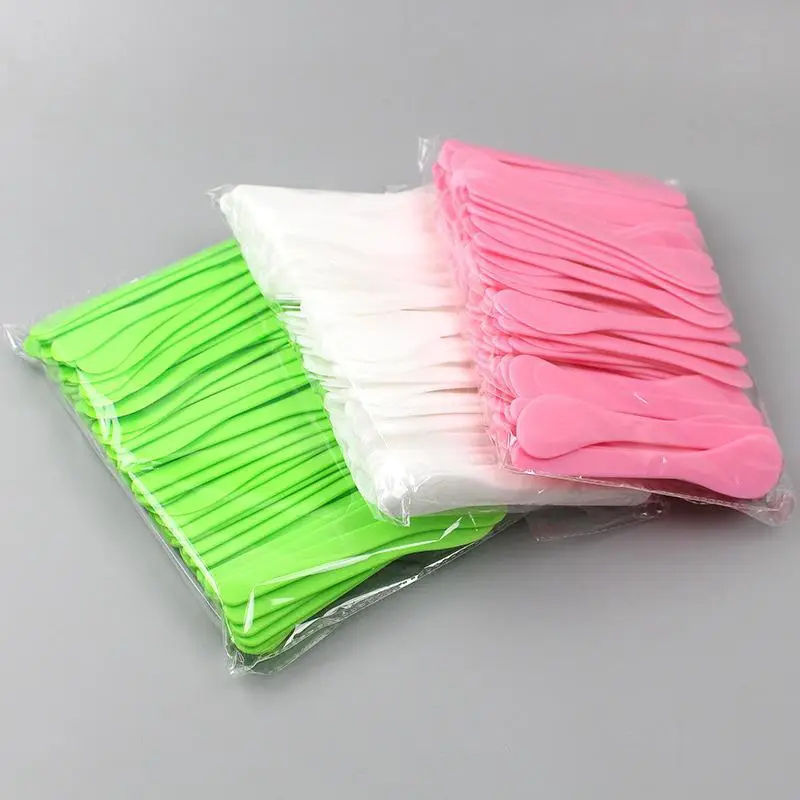 White Plastic Mask Spoon 13cm Factory in Stock