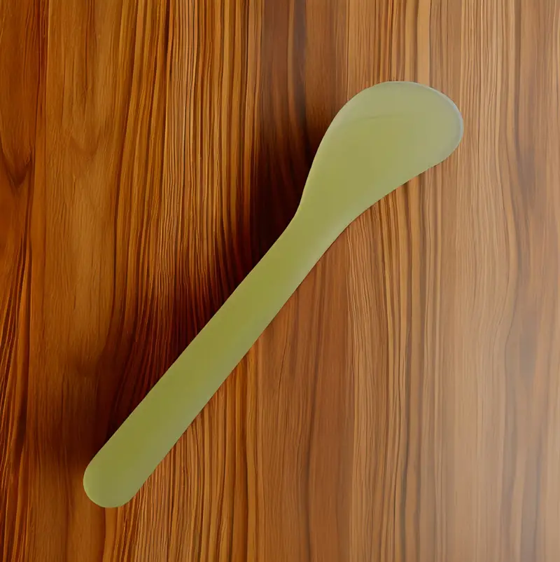 White Plastic Mask Spoon 13cm Factory in Stock