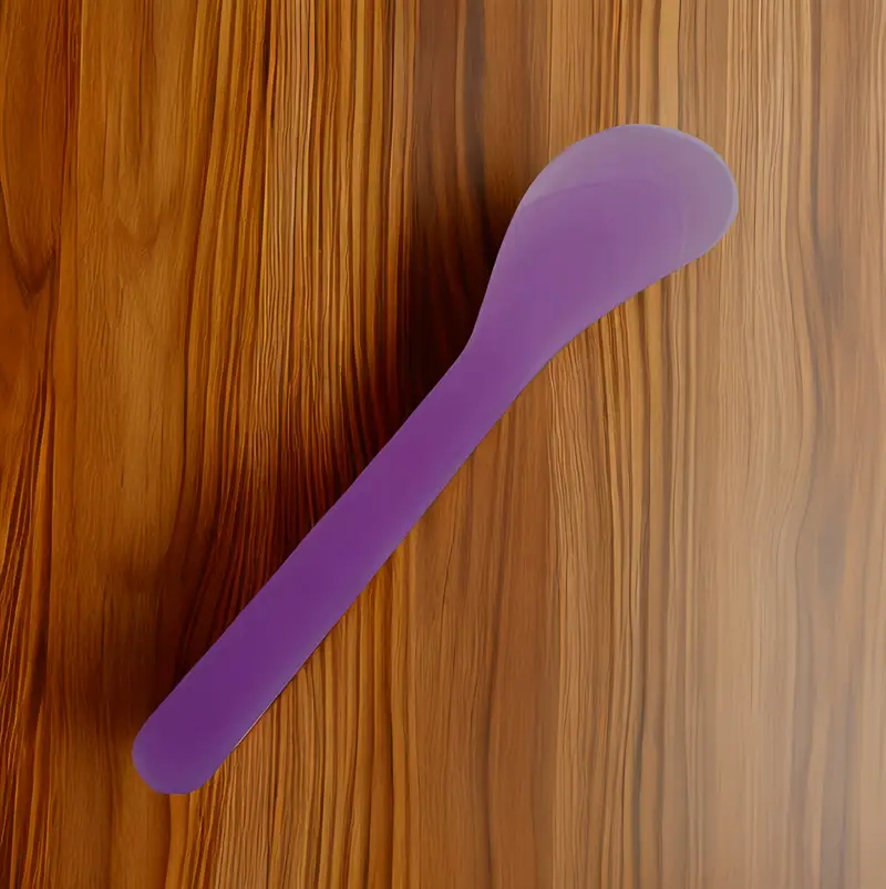 White Plastic Mask Spoon 13cm Factory in Stock