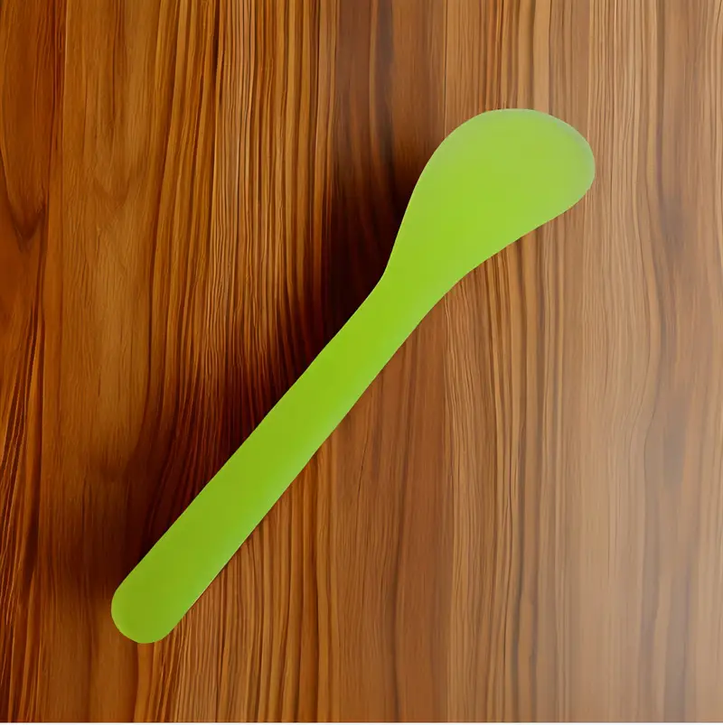 White Plastic Mask Spoon 13cm Factory in Stock