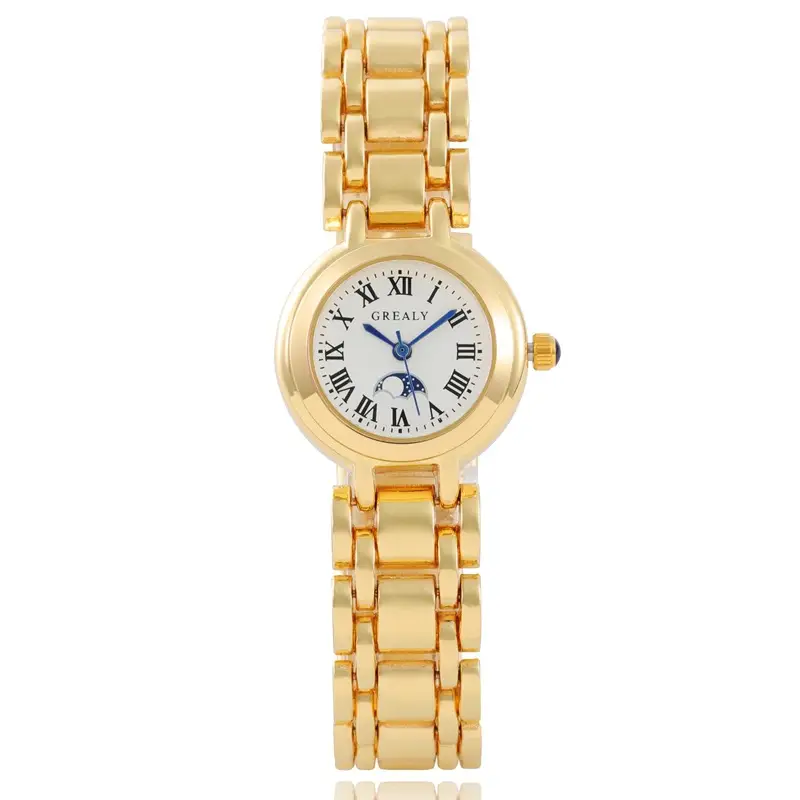 Women's Square Watch Stainless Steel Band Quartz Simple Roman Numerals - Image 5