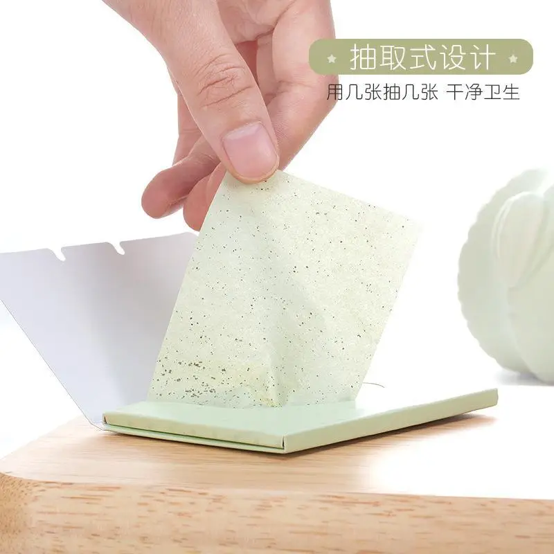 Mint Oil Absorbing Face Paper 100 Pieces - Image 9