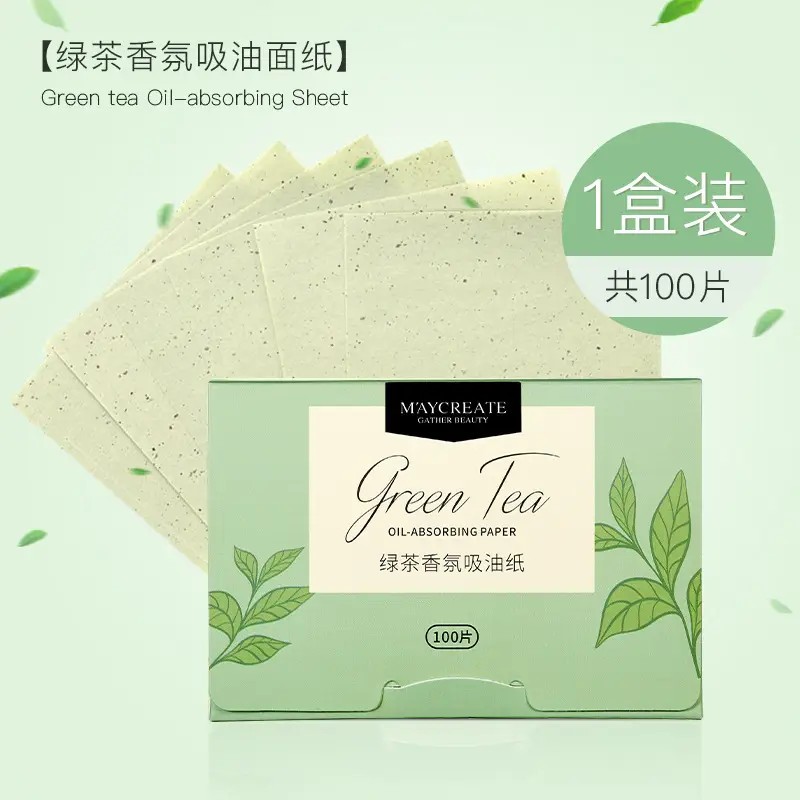 Mint Oil Absorbing Face Paper 100 Pieces - Image 2