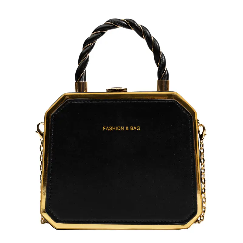2026 Women's Hard Shell Handbags Black & White - Image 2
