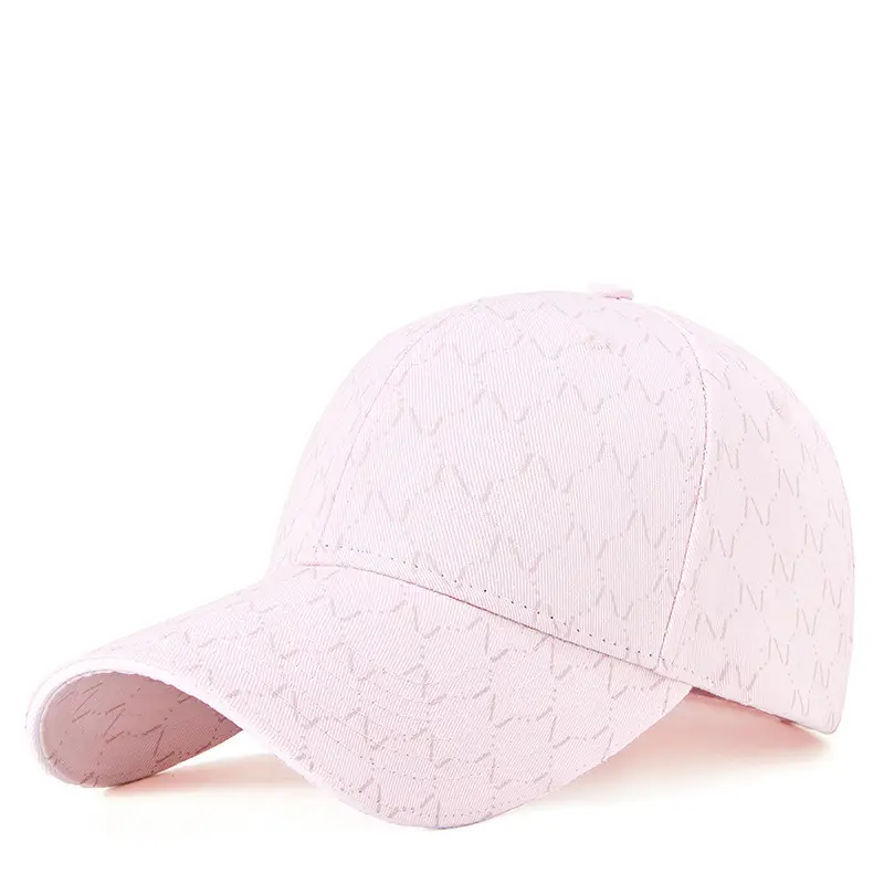 Women Printed Baseball Cap Black Large Brim Sun Hat - Image 3