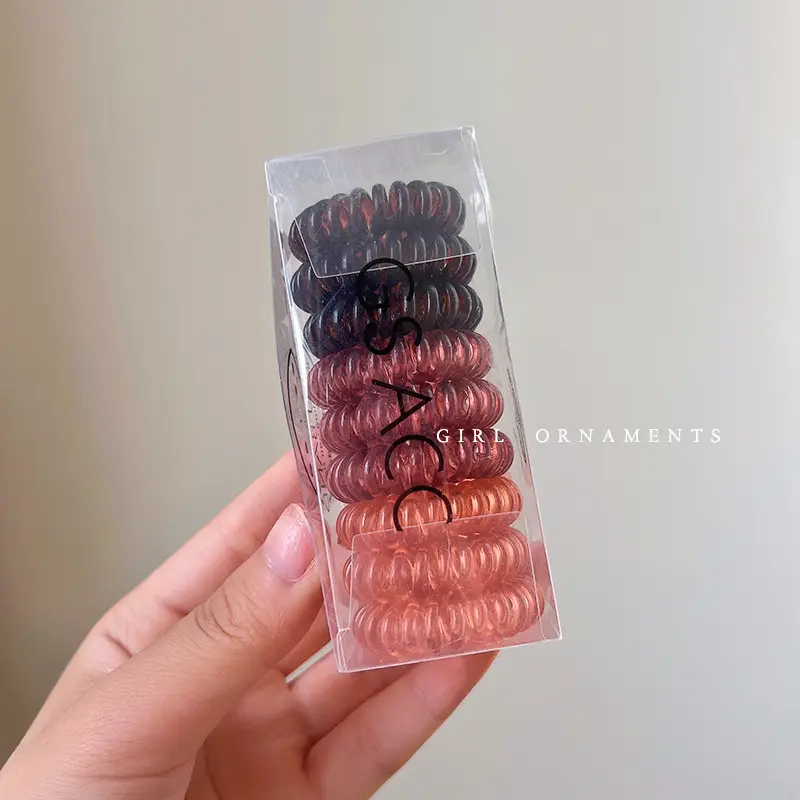 2022 New Hair Rope Women's Tie Traceless Hair Ring High Elastic Rubber Band - Image 10