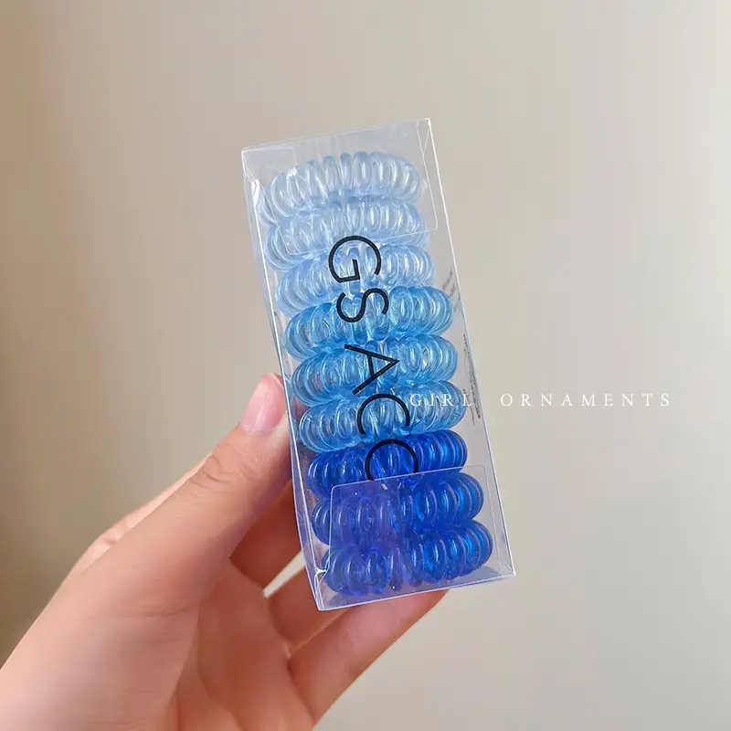 2022 New Hair Rope Women's Tie Traceless Hair Ring High Elastic Rubber Band - Image 4