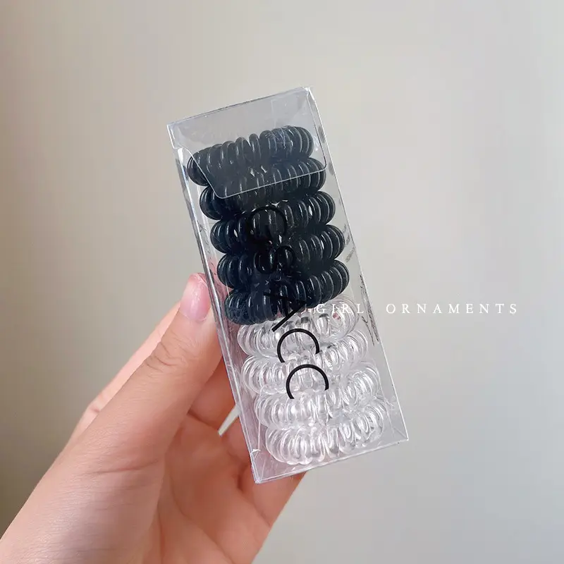 2022 New Hair Rope Women's Tie Traceless Hair Ring High Elastic Rubber Band - Image 5