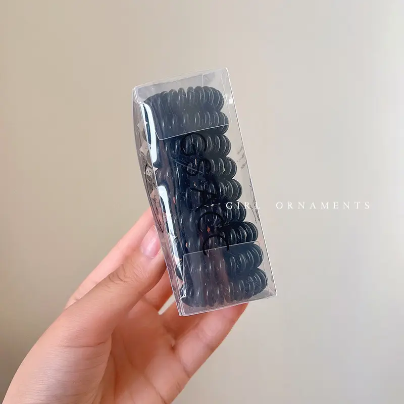 2022 New Hair Rope Women's Tie Traceless Hair Ring High Elastic Rubber Band - Image 6