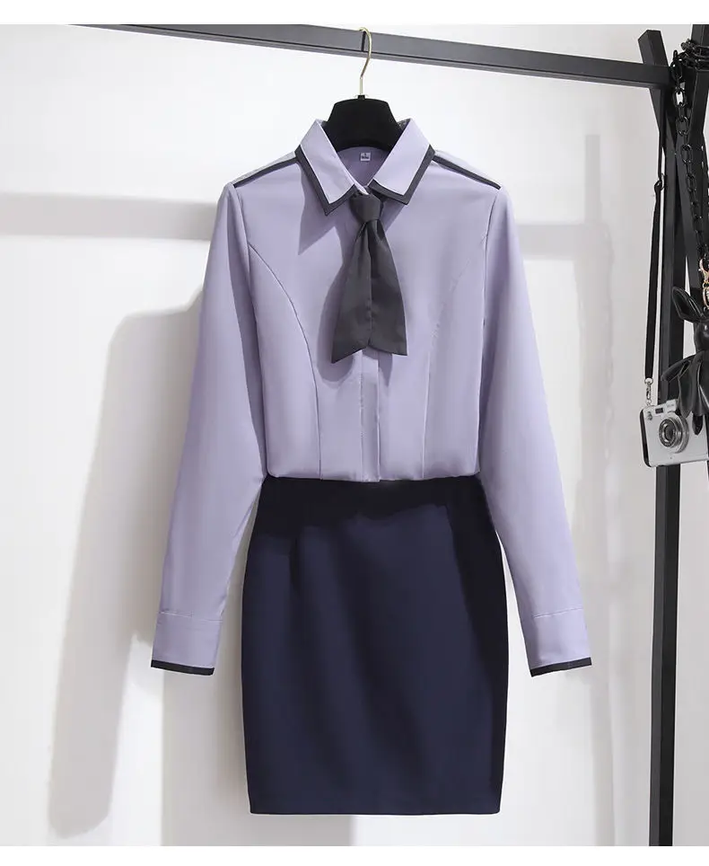 Women's Navy Blue Professional Vest Suit Small — feature 18