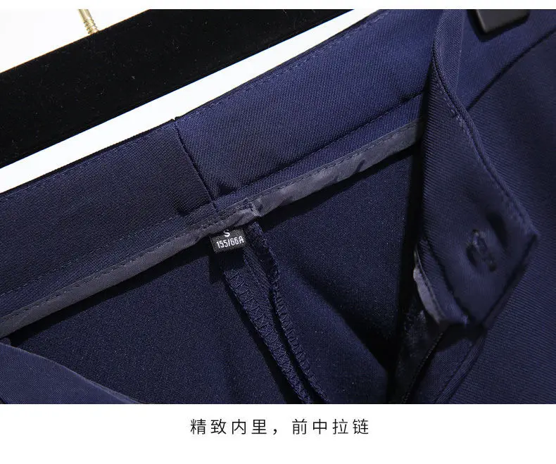 Women's Navy Blue Professional Vest Suit Small — feature 6