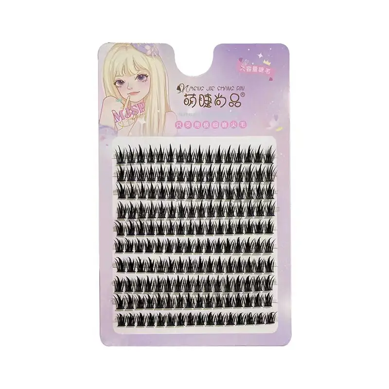 Cute Eyelash Set 10 Rows Segmented Lazy Series Wheat Ear