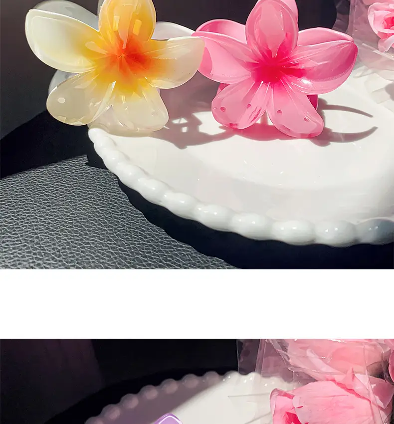 Purple Plastic Butterfly Hairpin Clip for Girls — feature 6